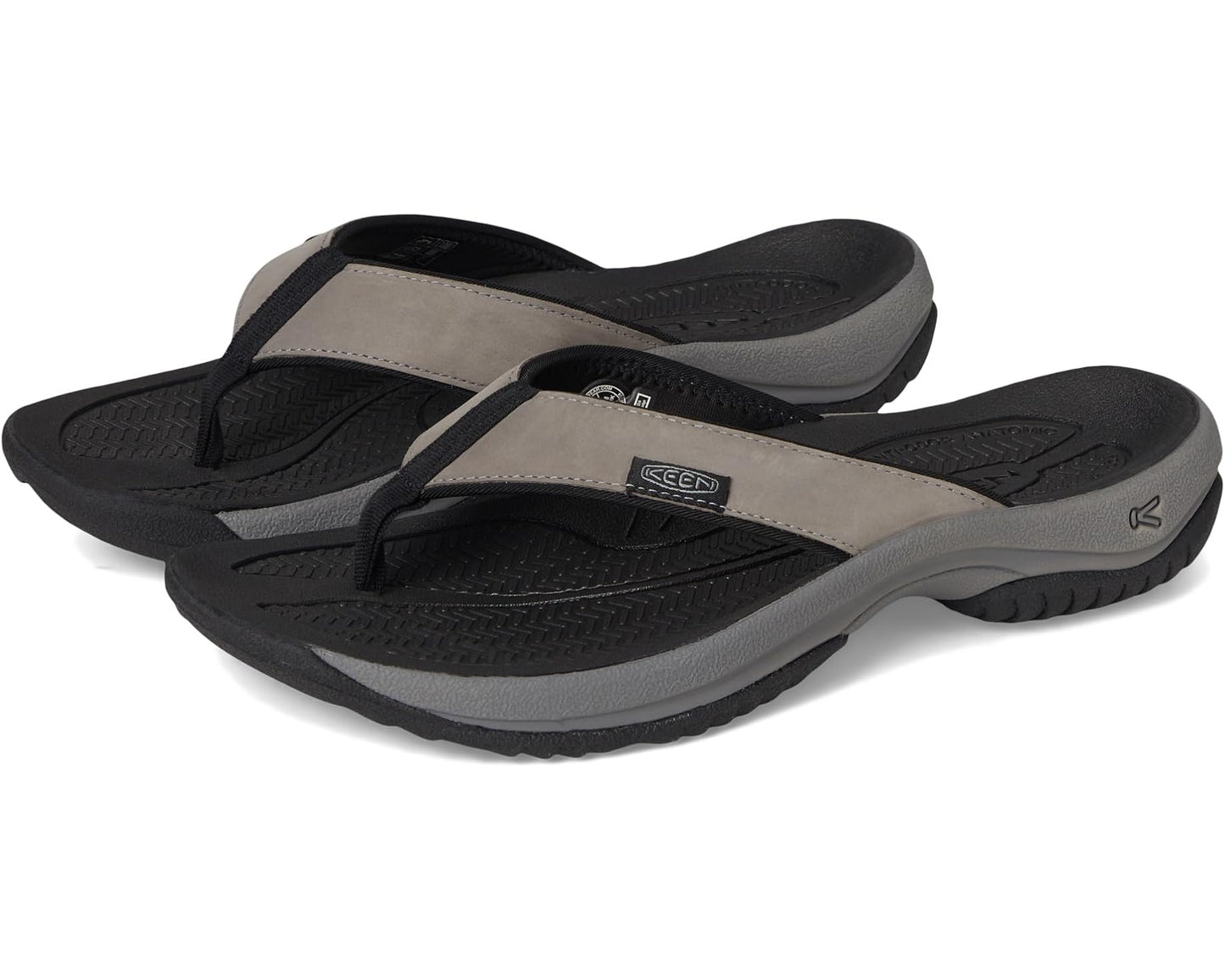 Men's KEEN Kona Flip TG Steel Grey/Black