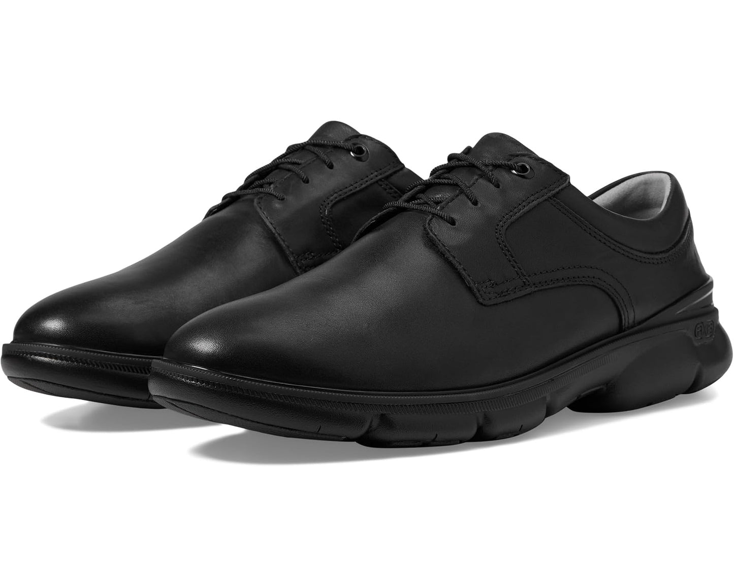 Men's Johnston & Murphy XC4 Tanner Plain Toe Black Waterproof Full Grain