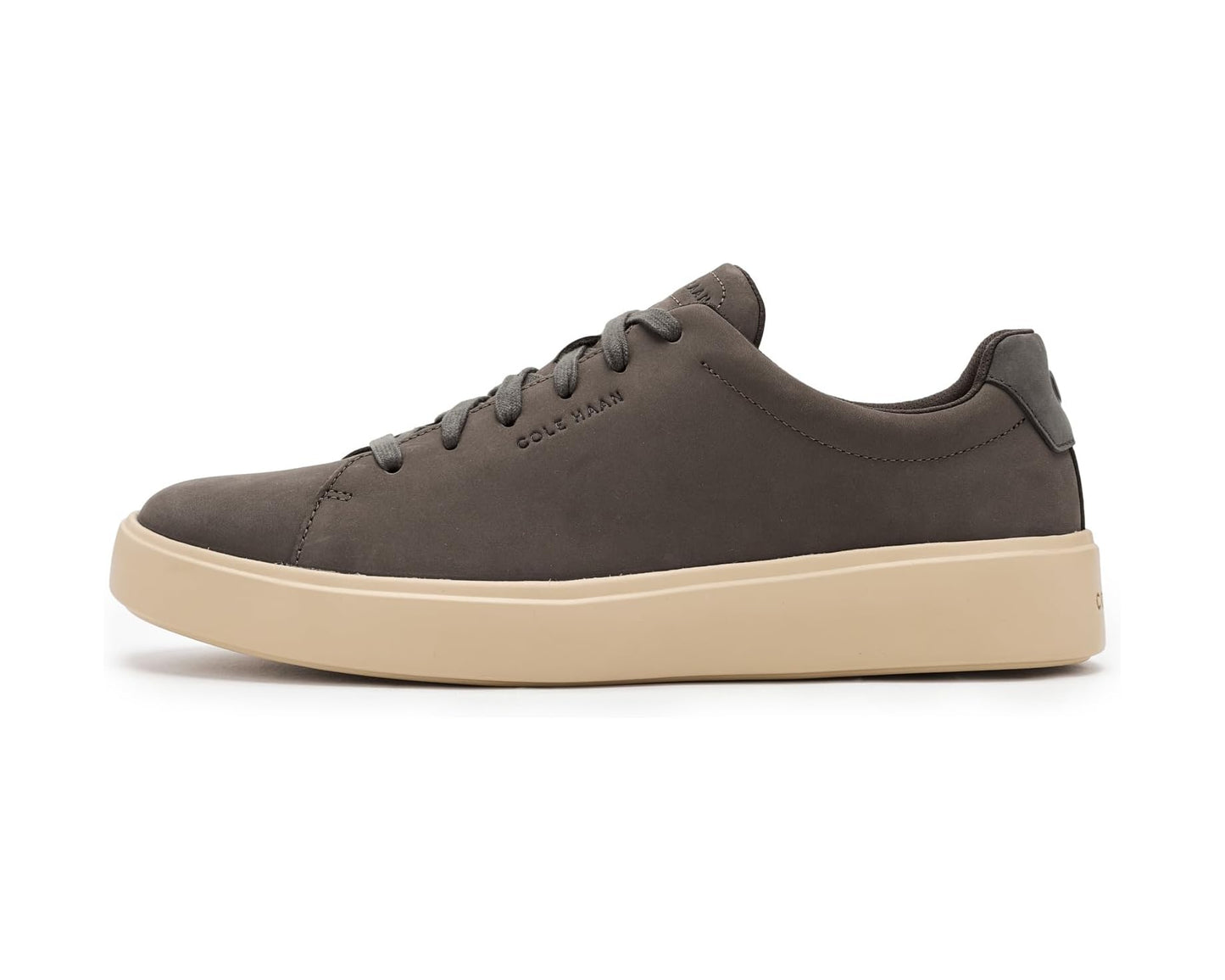 Men's Cole Haan Grand Crosscourt Traveler Sneaker Deep Olive Nubuck/Raven/Light Sesame
