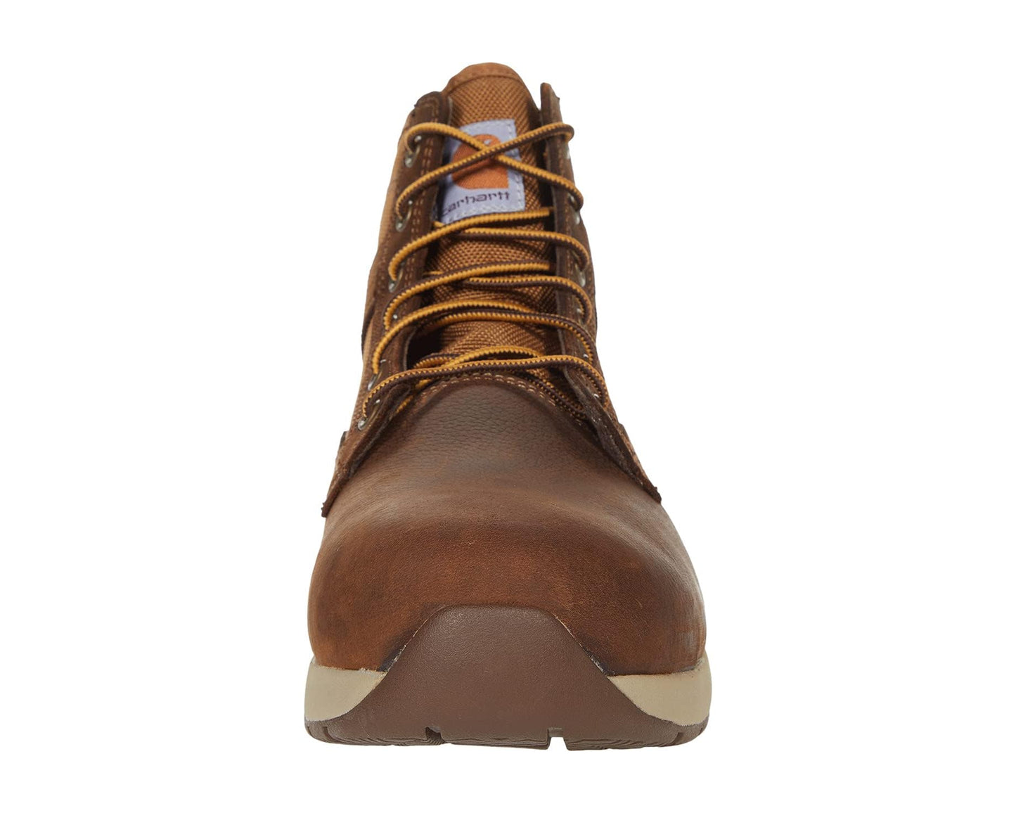 Men's Carhartt Force 5 Lightweight Sneaker Boots Nano Comp Toe Brown Leather/Tan Duck