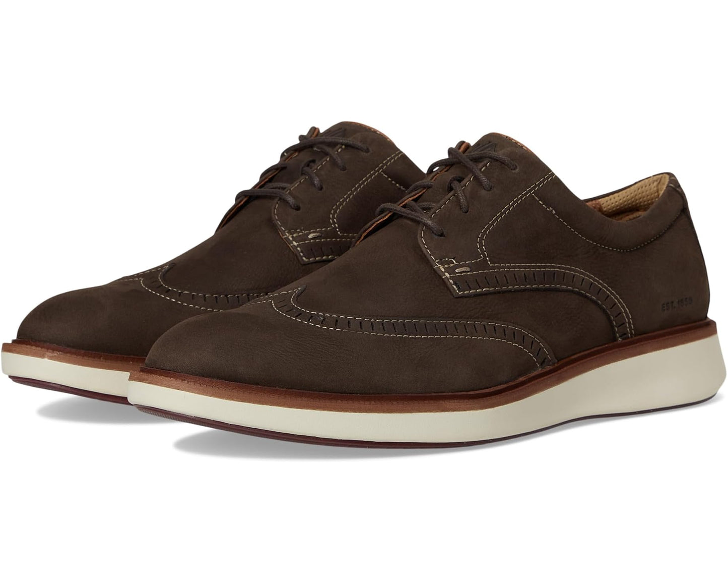 Men's Johnston & Murphy Xc Parker Wingtip Brown Waterproof Nubuck