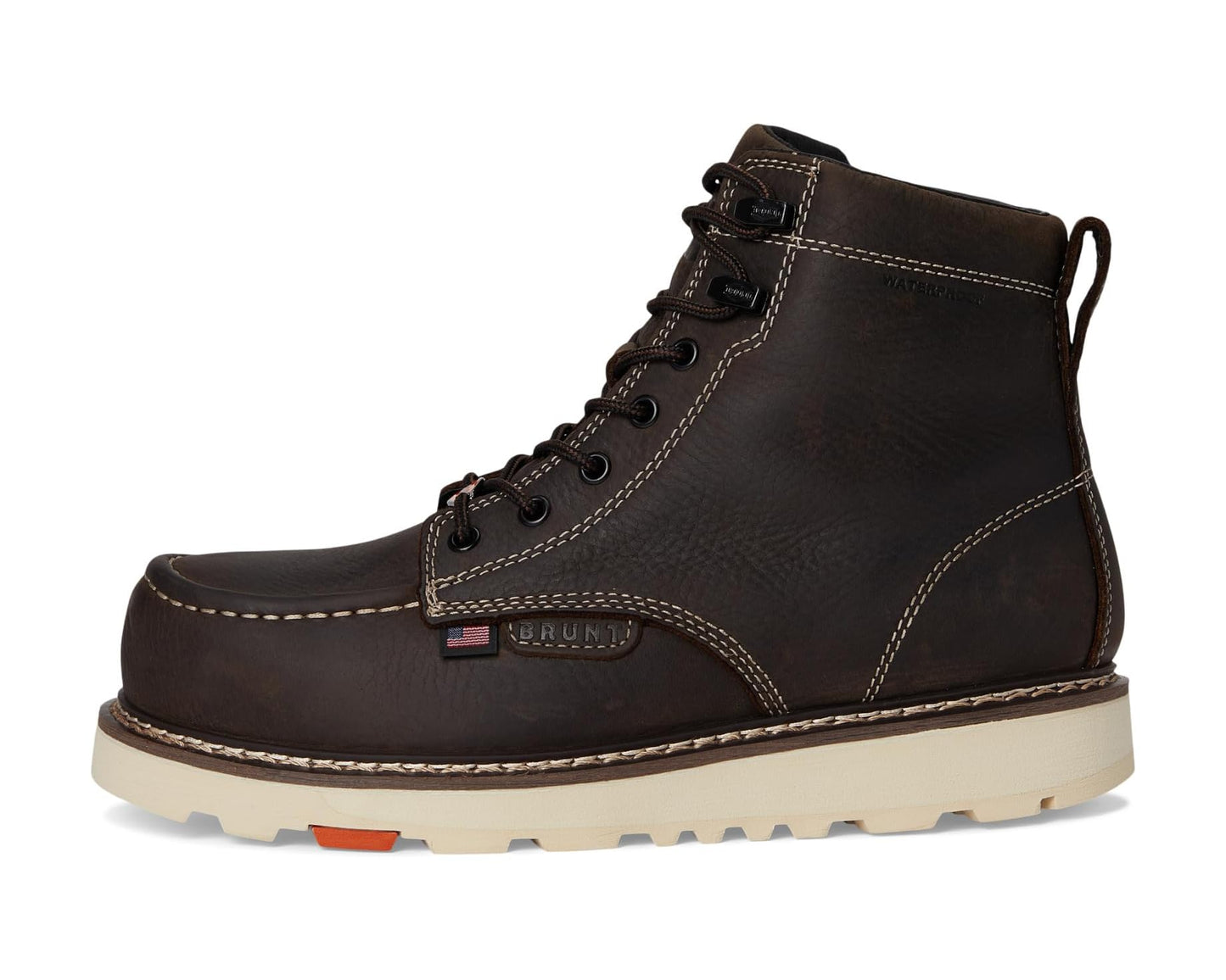 Men's BRUNT The Marin 6 USA Welted Comp Toe Brown