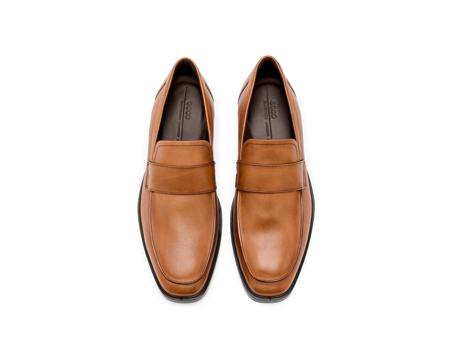 Men's ECCO Milan Venitian Penny Loafers Saddle