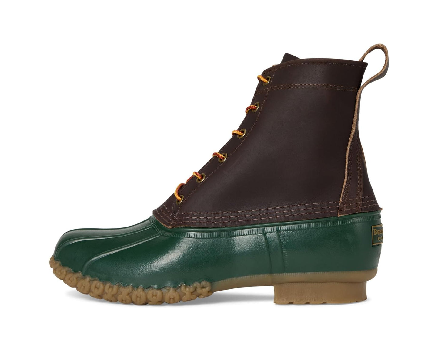 Men's L.L.Bean Bean Boot 8 1912 Deepest Brown/Forest Shade/Tan Opaque