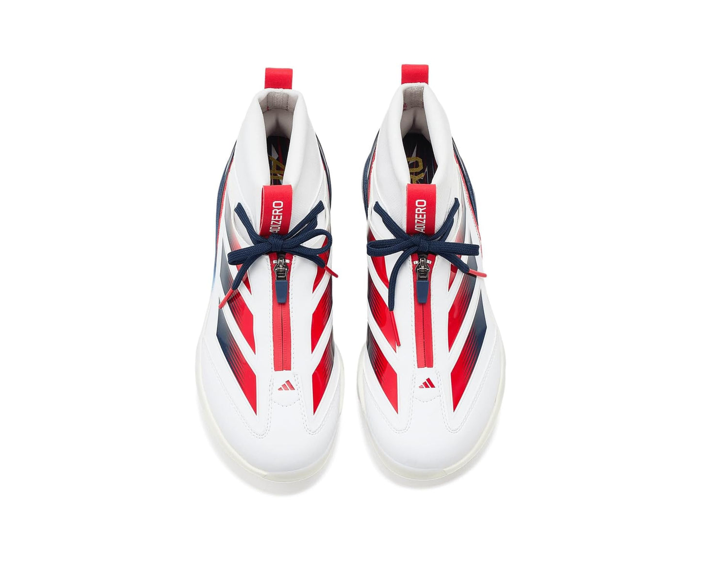 Men's adidas Adizero Impact+ 2.0 Bsb Usa Baseball Shoes White/Team Navy Blue/Team Collegiate Red