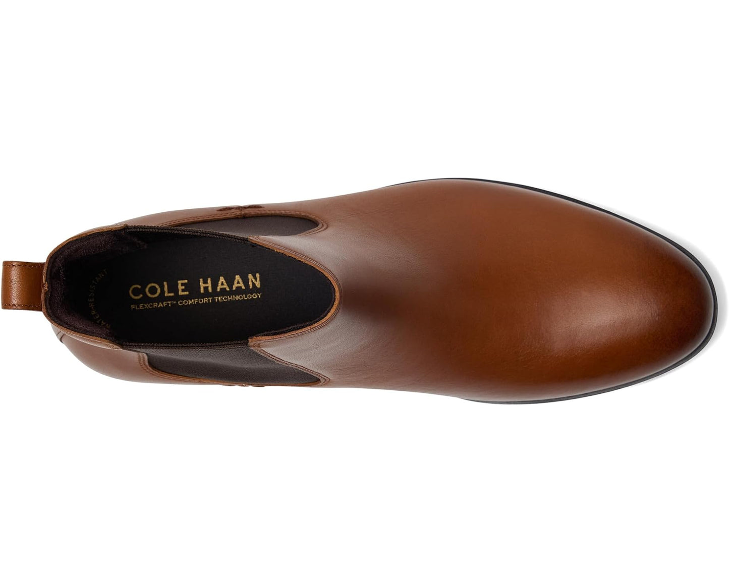 Men's Cole Haan Newmark Grand Chelsea Boots Brit Tan/Dark Chocolate/Natural