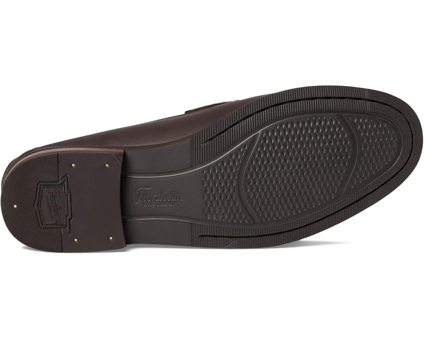 Men's Florsheim Berkley Flex Penny Loafers Brown Crazy Horse