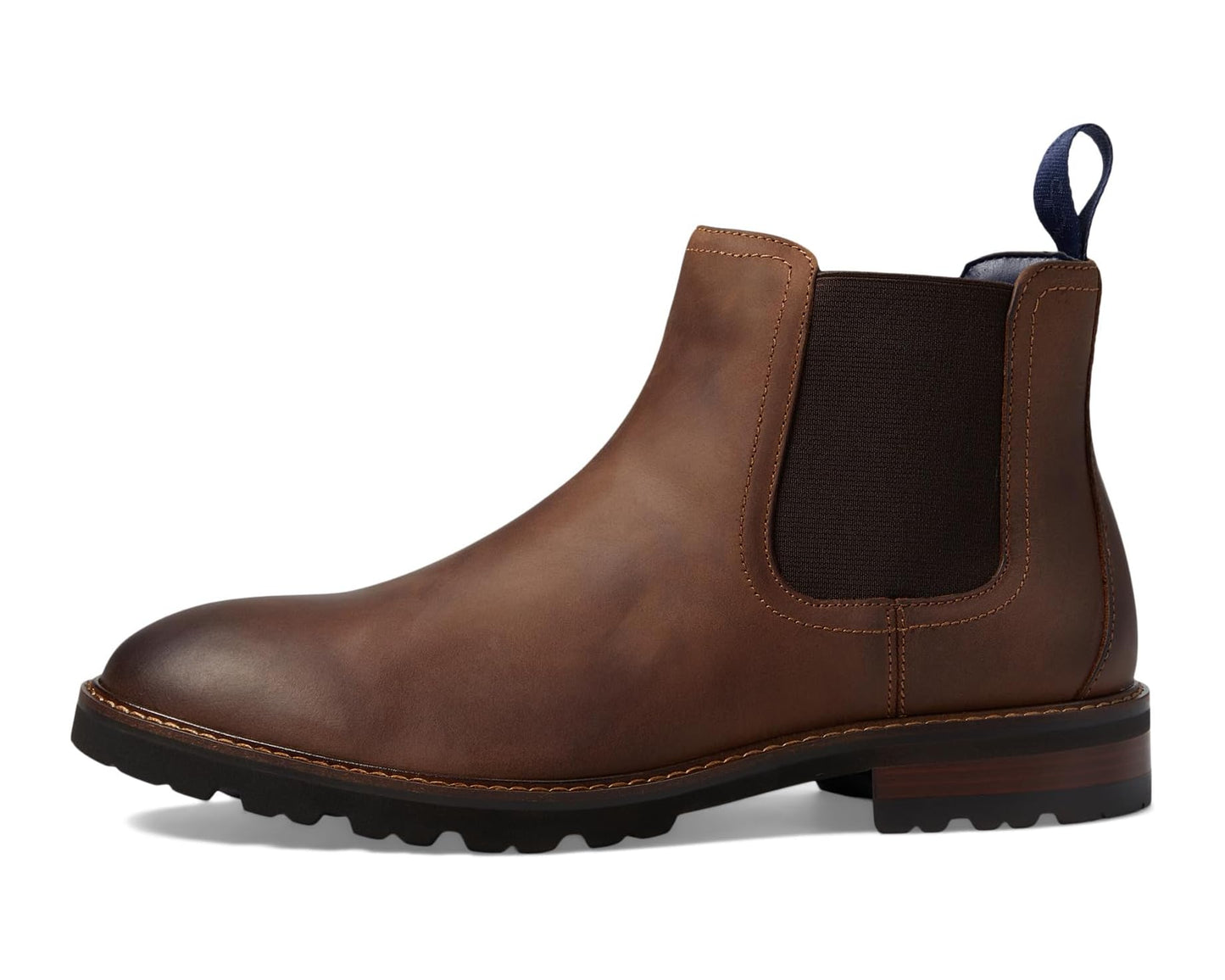Men's Florsheim Renegade Plain Toe Gore Boot Brown Crazy Horse