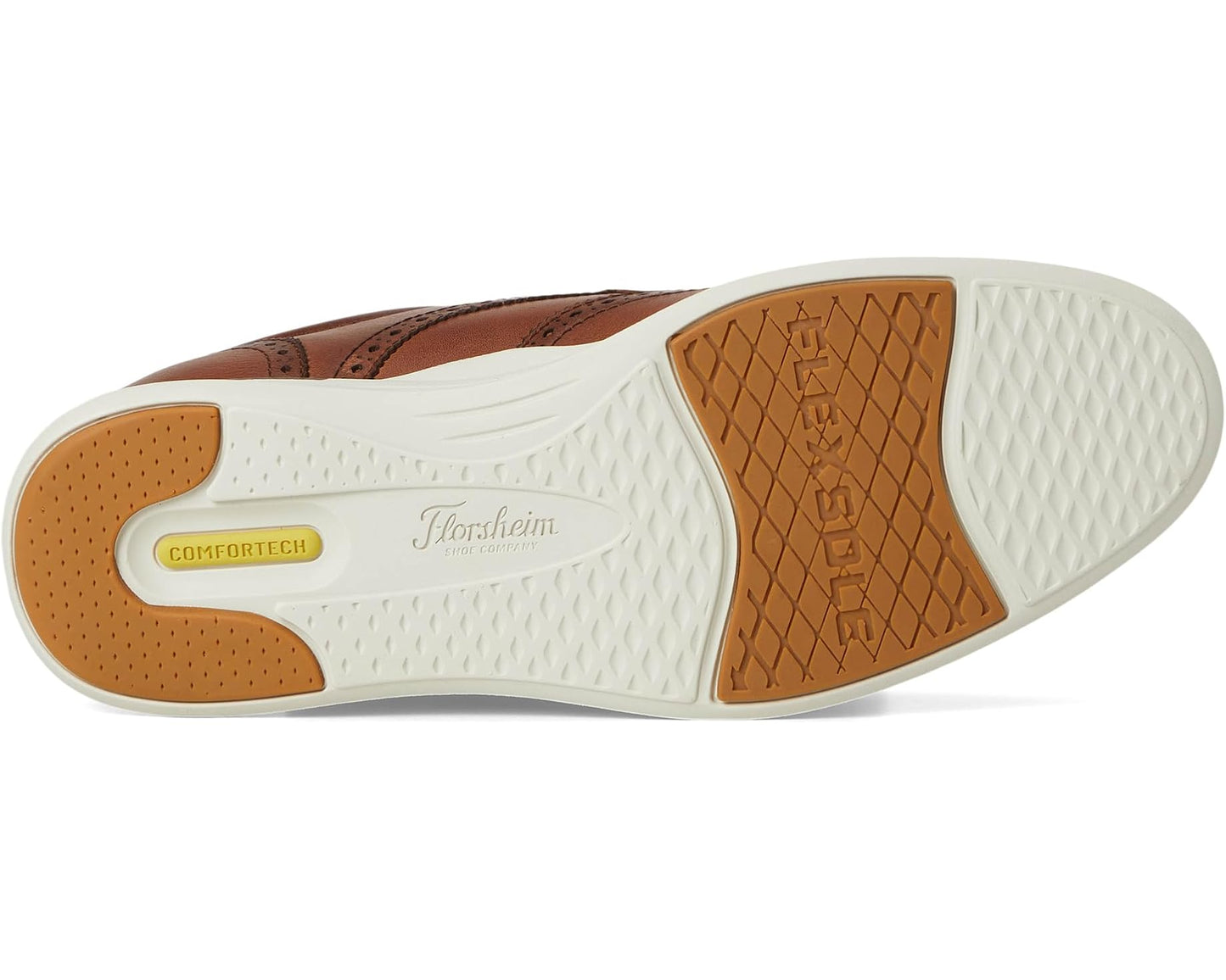 Men's Florsheim Launch Wing Tip Oxford Cognac Multi