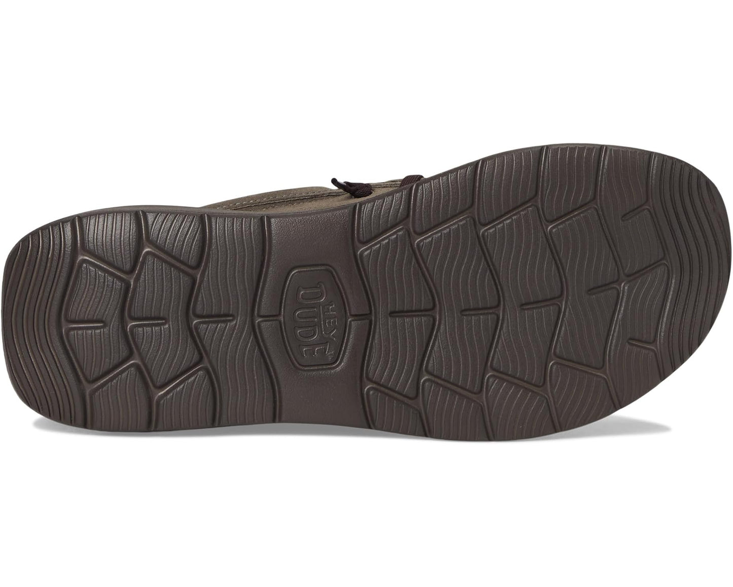 Men's Hey Dude Wally COMF Suede Major Brown/Mole Brown