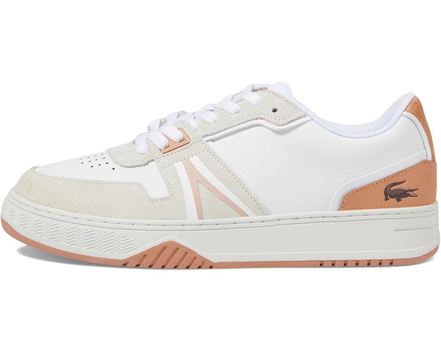 Men's Lacoste L001 Sneakers White/Light Brown