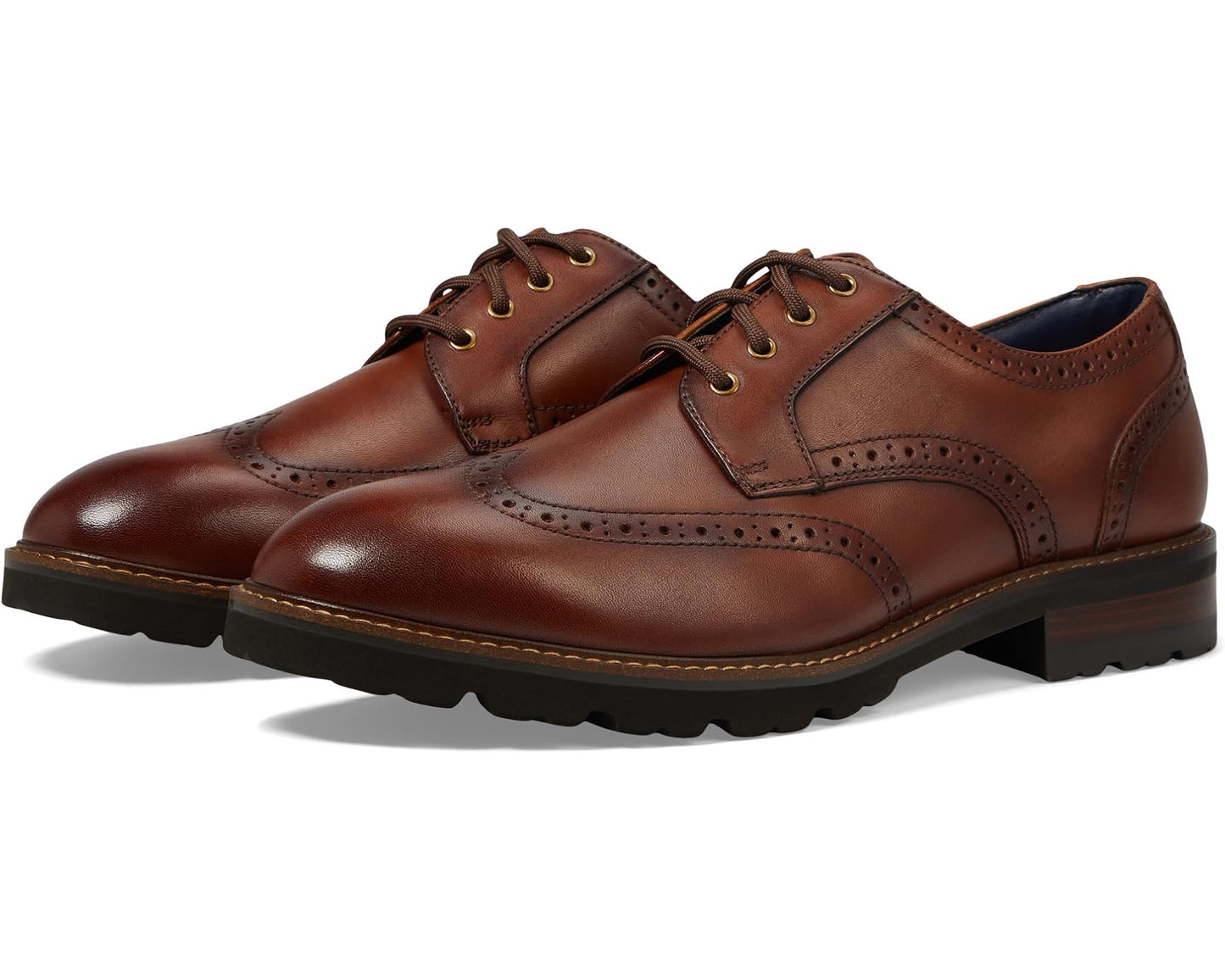 Men's Florsheim Renegade Wing Tip Oxford Cognac