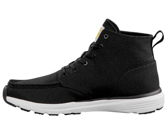 Men's Carhartt Haslett Moc Toe Canvas Chukka Black Lightweight Durable Canvas
