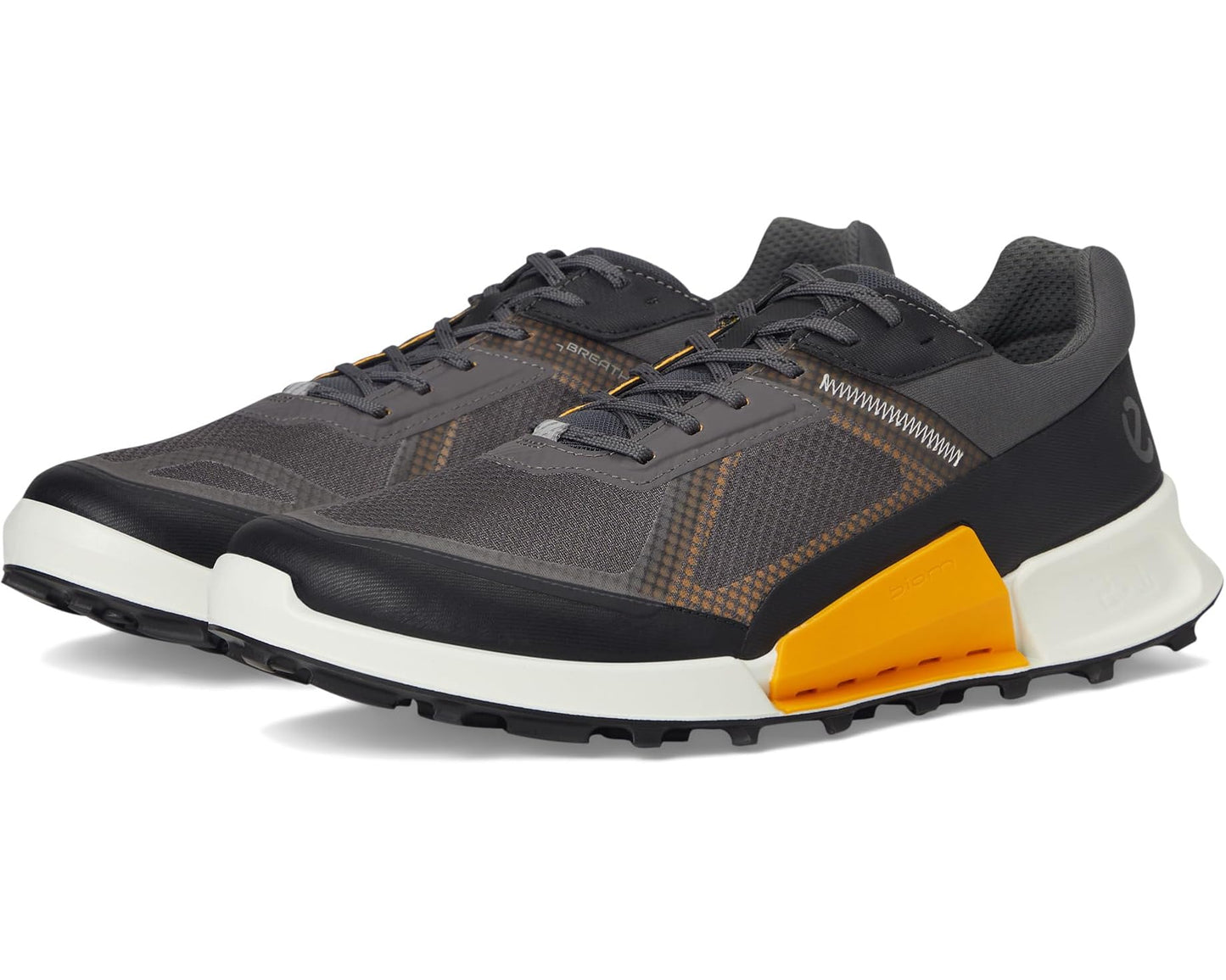 Men's ECCO Sport Biom 2.1 Cross Mountain Traverse Trail Running Shoe Black/Magnet/Fanta