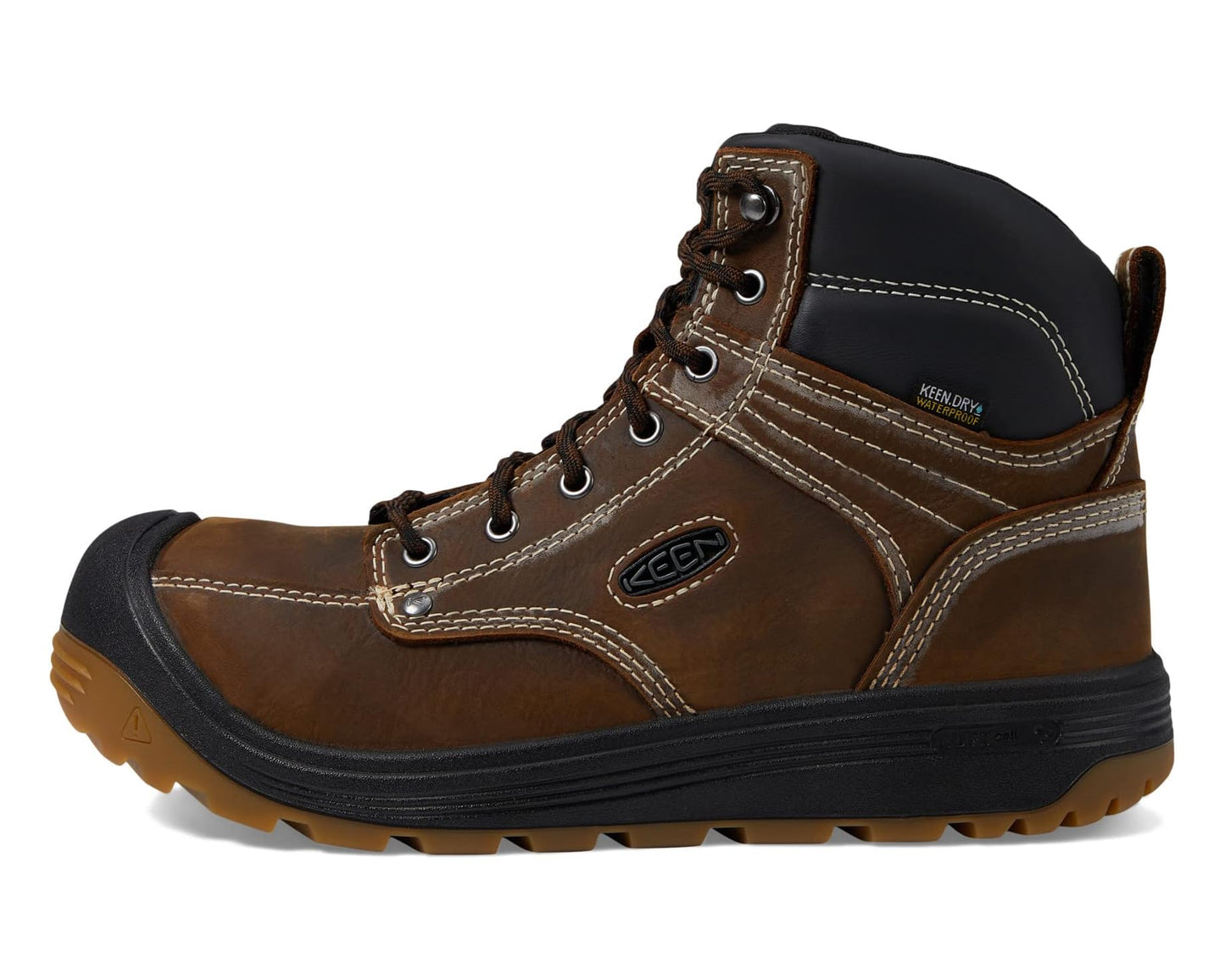 Men's KEEN Utility Fort Wayne 6 WP Soft Toe Dark Earth/Gum