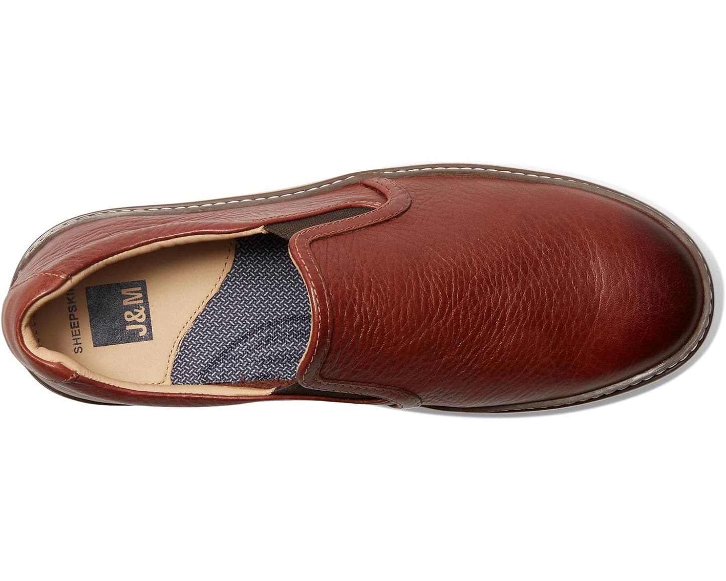 Men's Johnston & Murphy Mcguffey Slip-On Dark Brown Full Grain