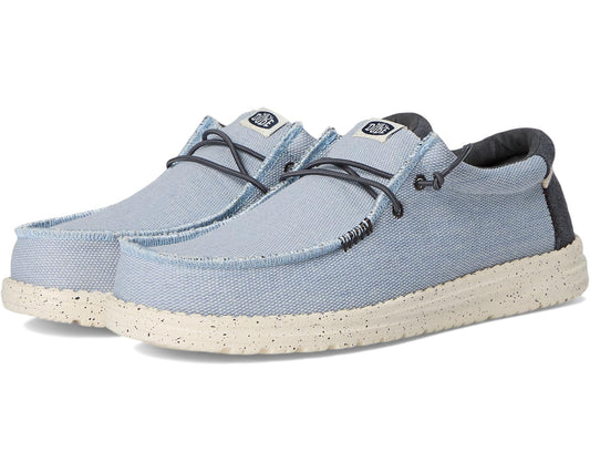 Men's Hey Dude Wally Coastline Jute Light Blue