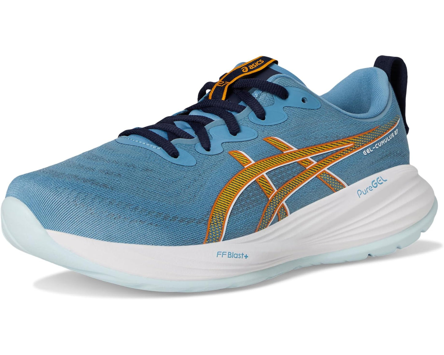 Men's ASICS GEL-Cumulus 27 Saba Blue/White