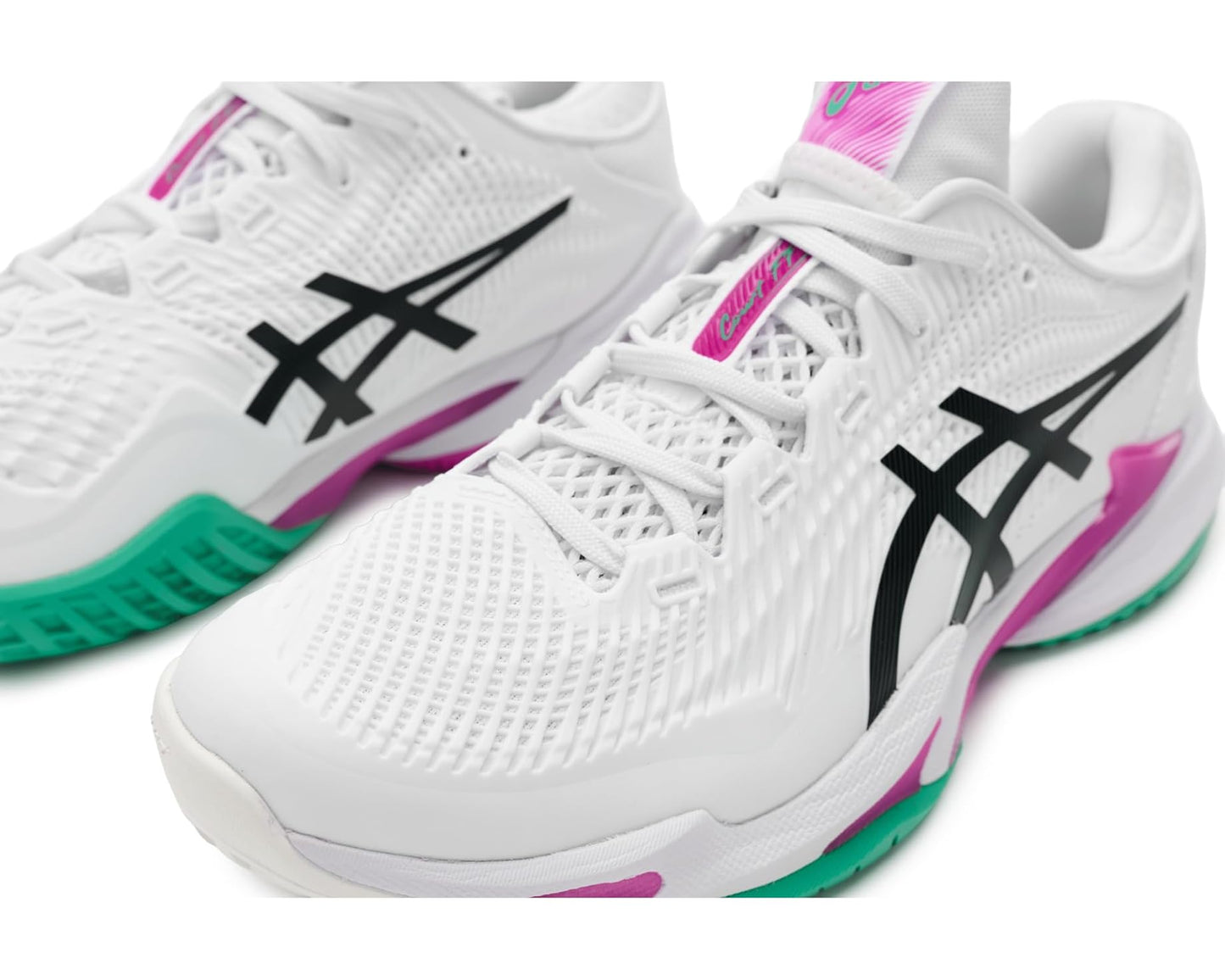 Men's ASICS Court FF 3 White/Digital Sakura