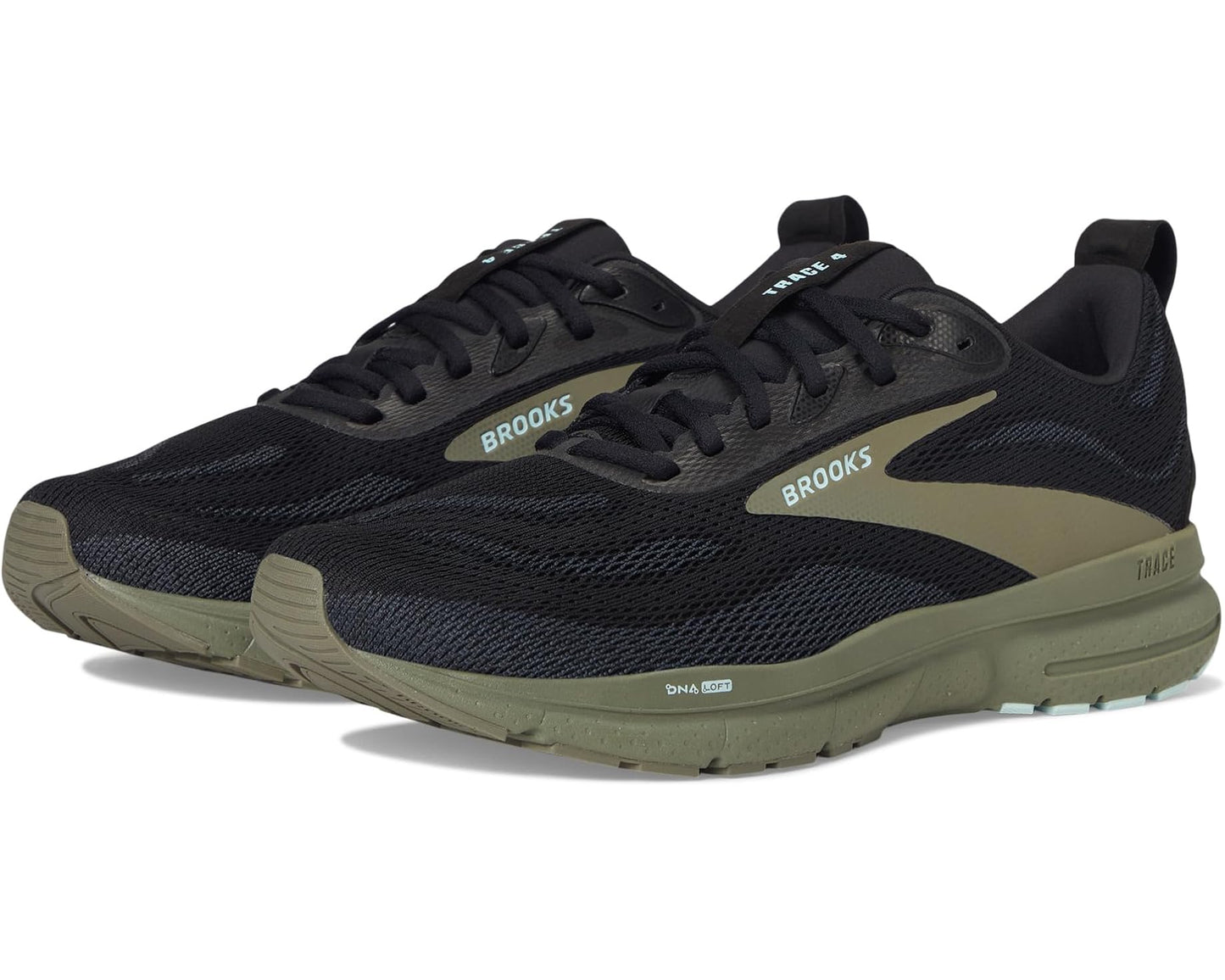 Men's Brooks Trace 4 Black/Ebony/Dusty Olive