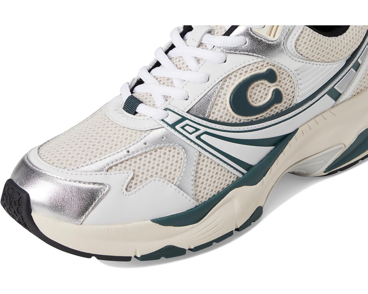 Men's COACH Mesh Sneakers Dark Teal Multi