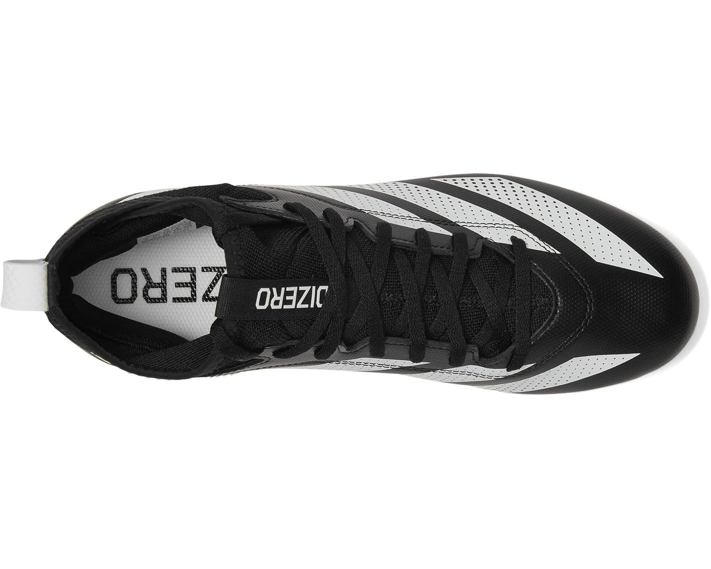 Men's adidas Adizero Impact.2 Football Cleats Black/White/Black