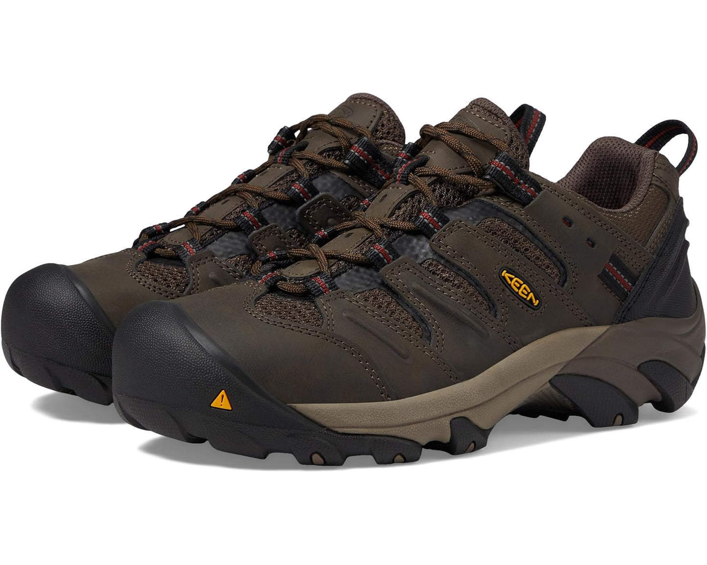 Men's KEEN Utility Lansing Low (Steel Toe) Cascade Brown/Fired Brick