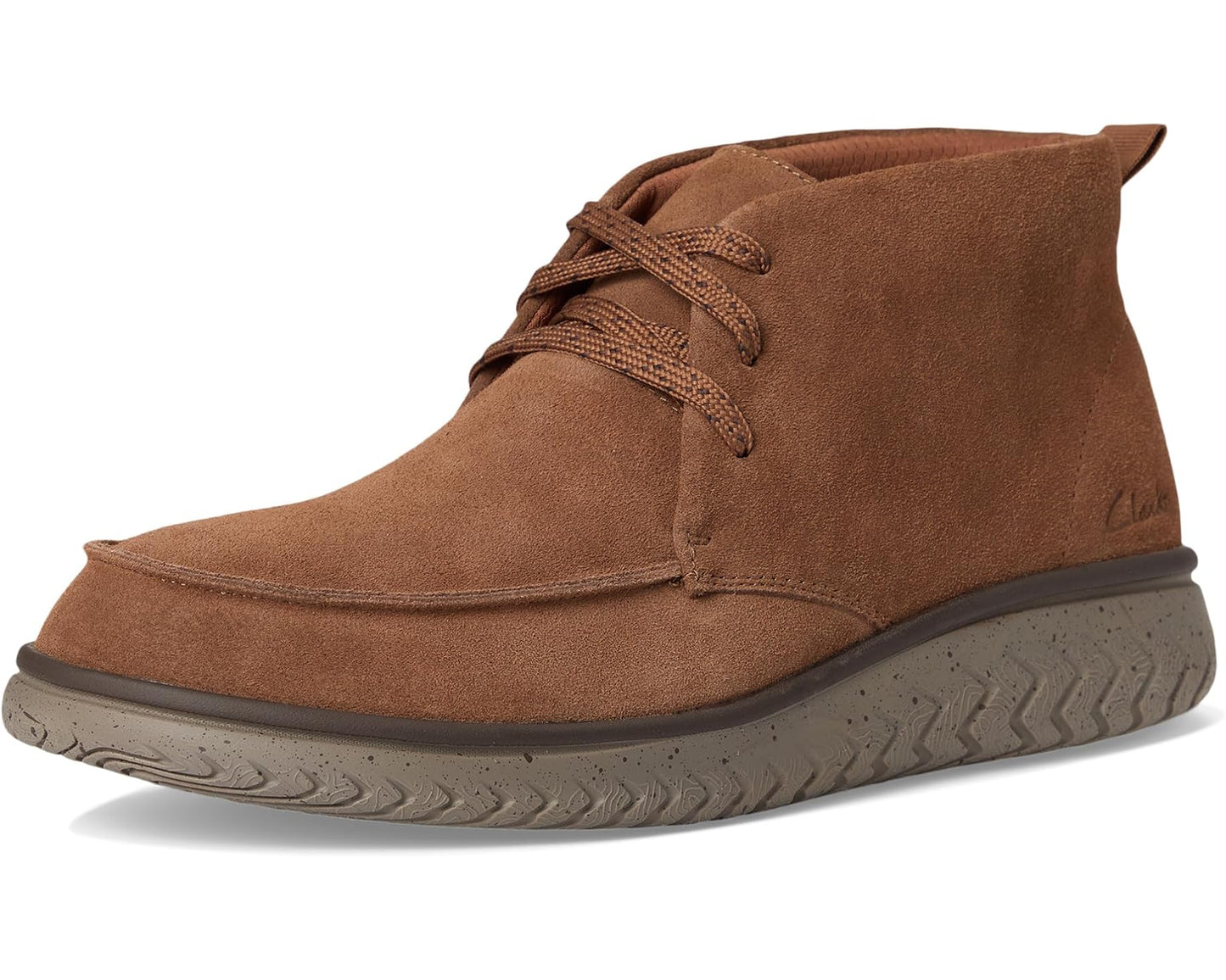 Men's Clarks Relaxlite Moc Cola Suede