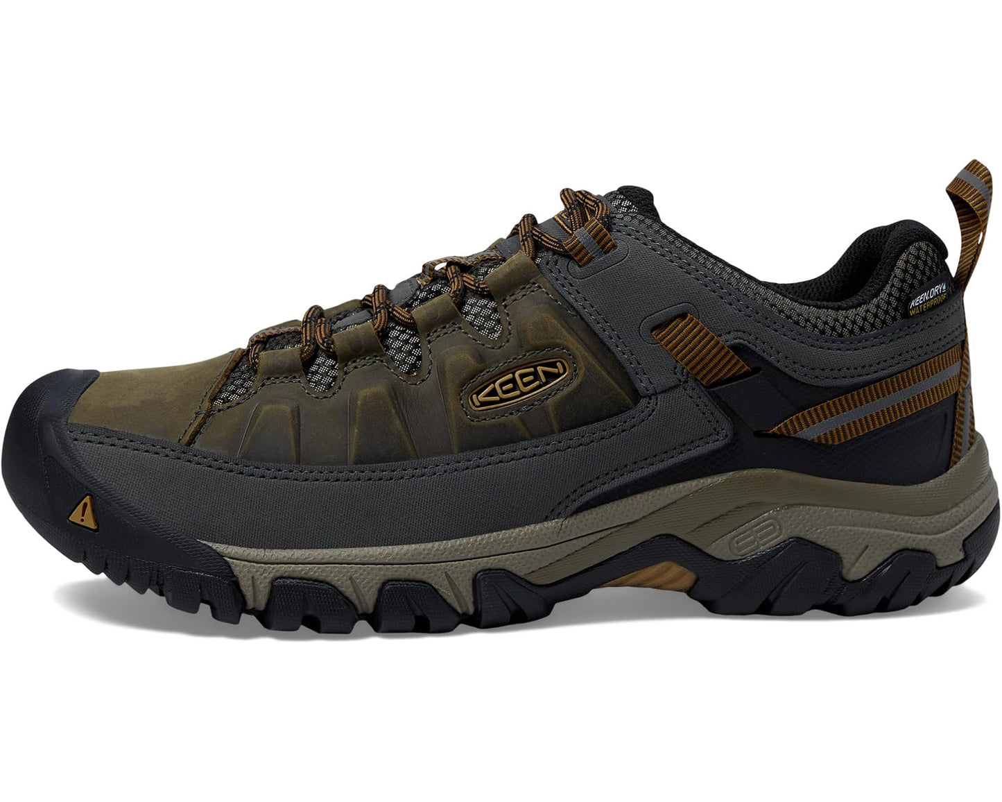 Men's KEEN Targhee III Waterproof Black Olive/Golden Brown