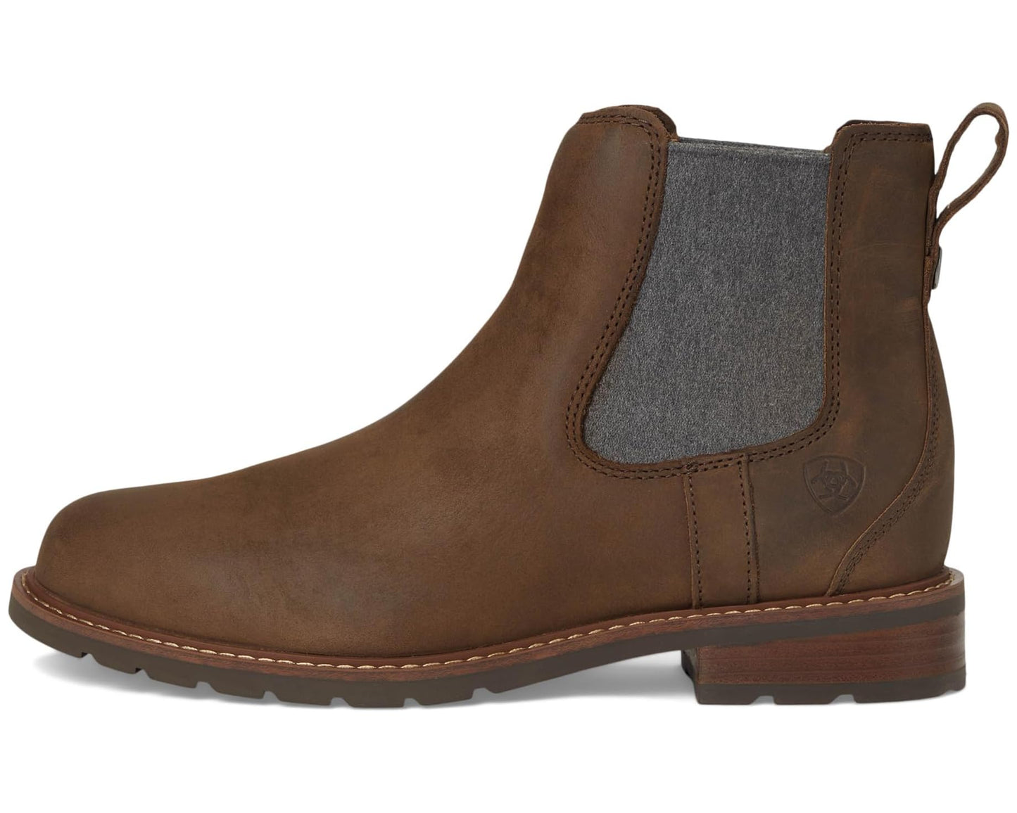 Men's Ariat Wexford Waterproof Chelsea Boot Palm Brown