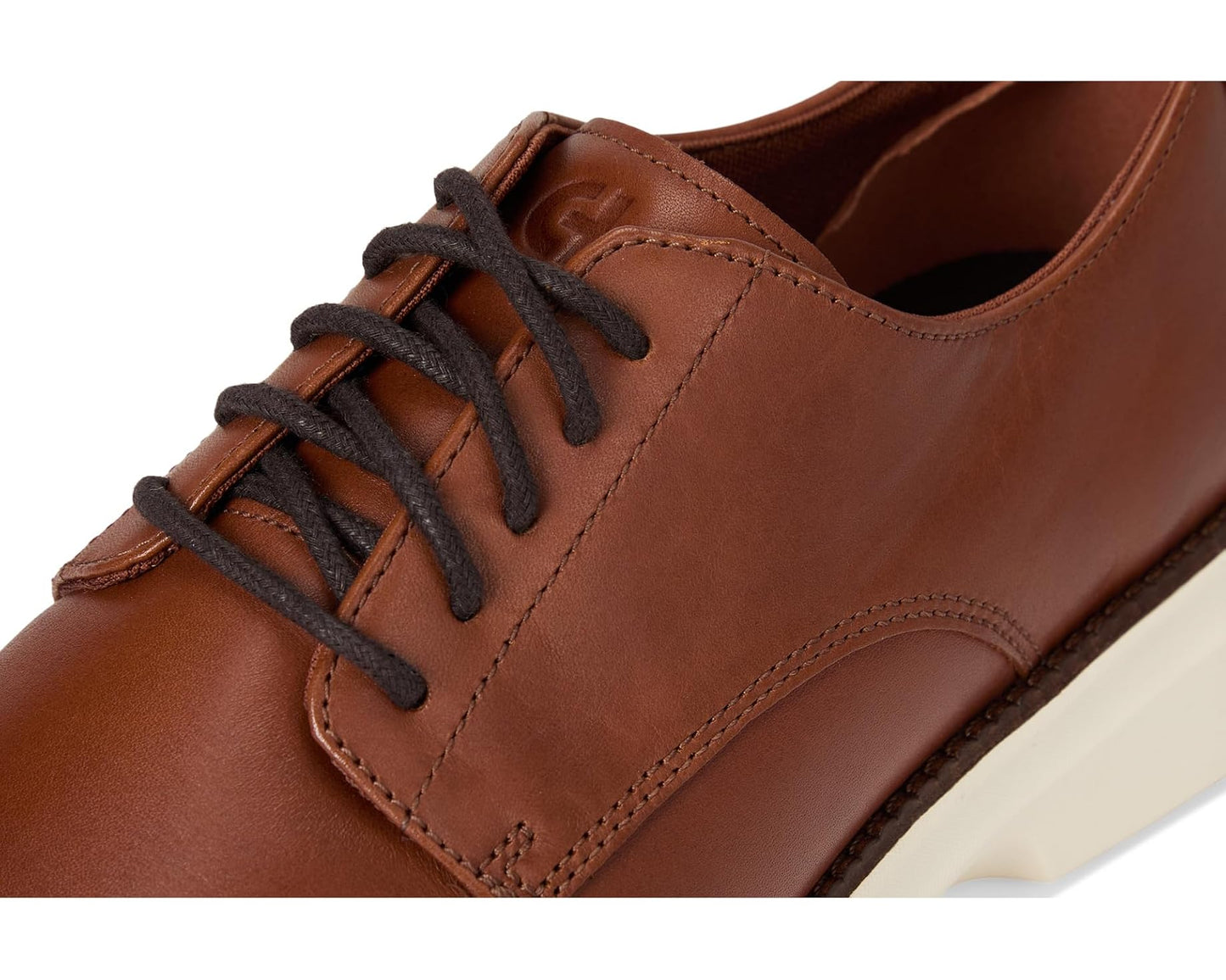Men's Cole Haan Grand Shadowlite Plain Toe Oxfords British Tan/Ivory