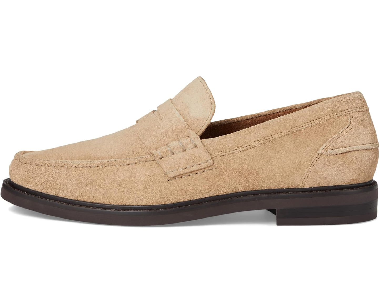 Men's Cole Haan Pinch Prep Penny Loafer Birchbeige Suede/Dark Chocolate