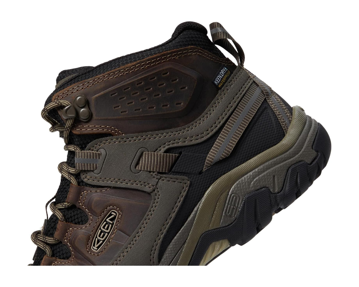 Men's KEEN Targhee III Mid Waterproof Bungee Cord/Black