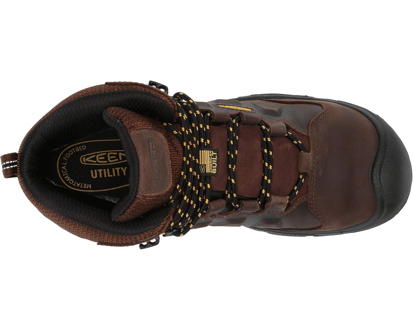 Men's KEEN Utility Dover 6 Waterproof (Comp Toe) Dark Earth/Black