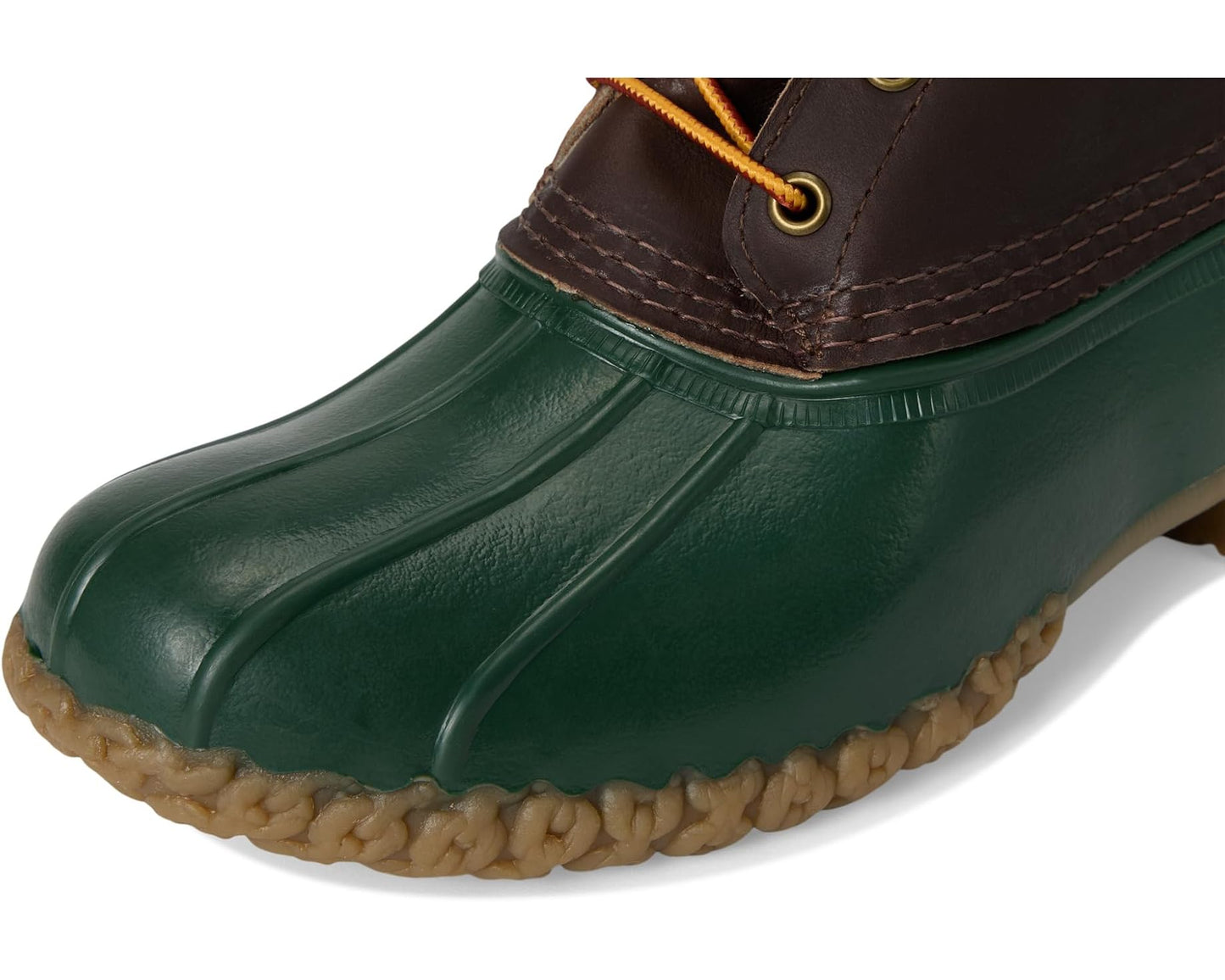 Men's L.L.Bean Bean Boot 8 1912 Deepest Brown/Forest Shade/Tan Opaque
