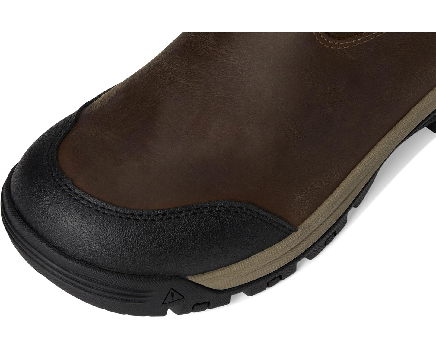 Men's KEEN Utility Evanston Pull-On Waterproof Boot (Soft Toe) Bison/Black
