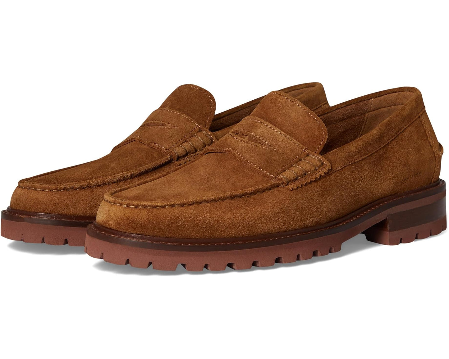 Men's Johnston & Murphy Collier Penny Snuff Suede