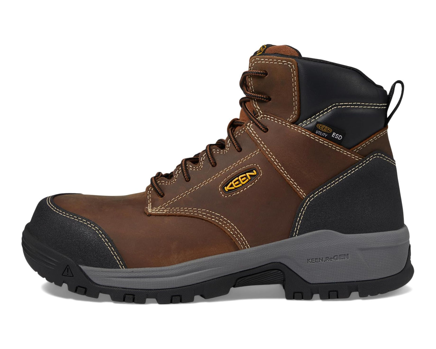 Men's KEEN Utility Evanston 6 Composite Toe ESD Bison/Black