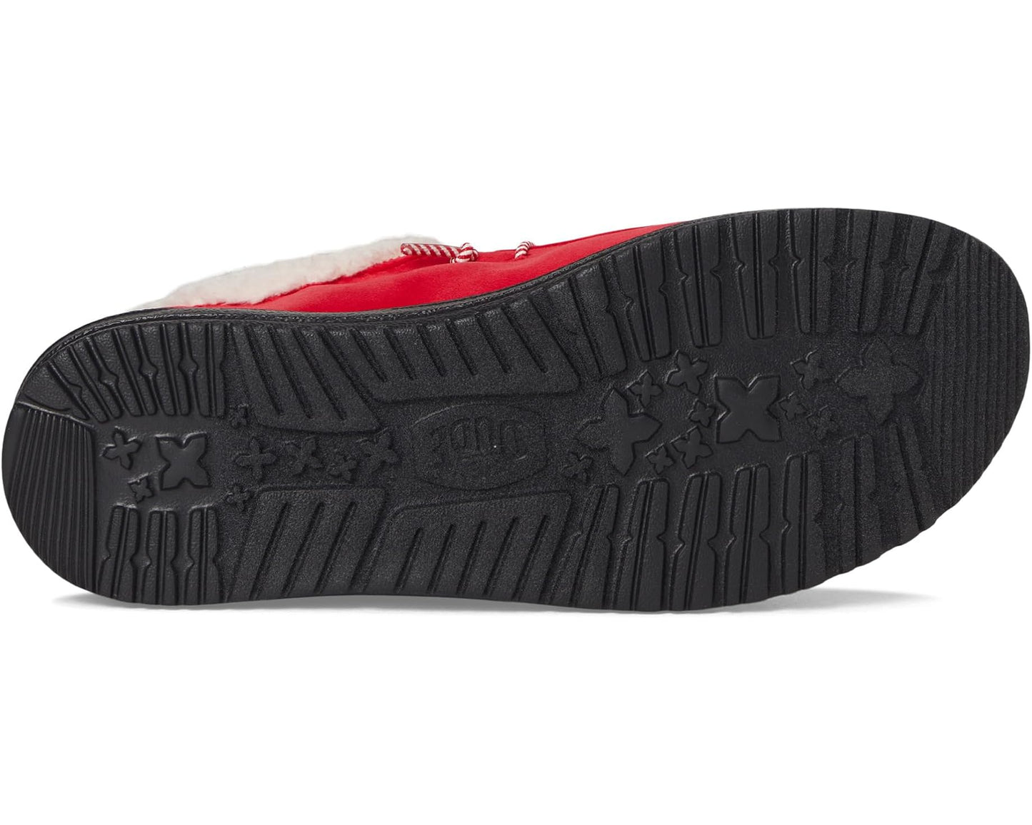 Men's Hey Dude Wally Santa Claus Red