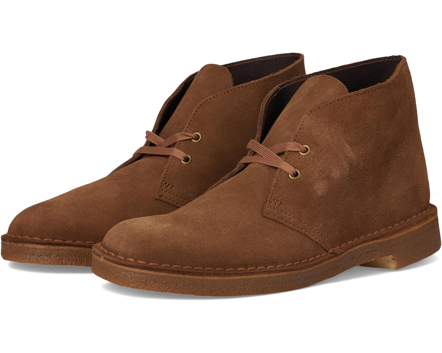 Men's Clarks Desert Boots Cola Suede 1