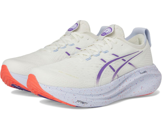 Men's ASICS Gel-nimbus 27 Tokyo Cream/Edo Purple