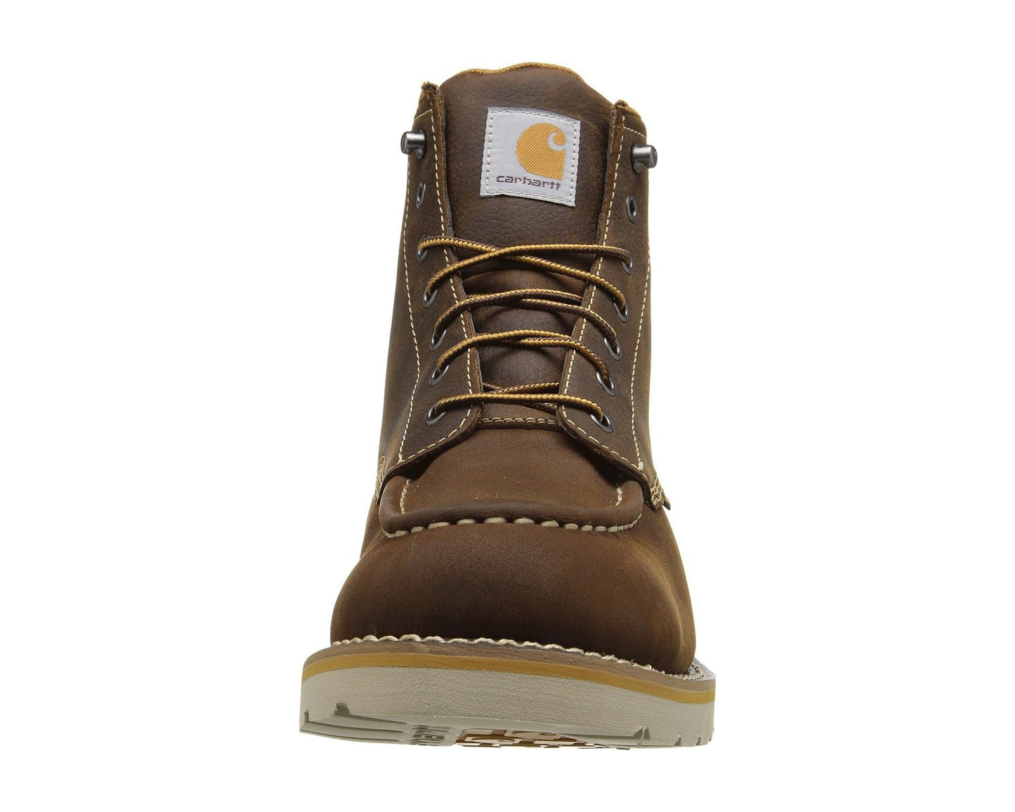 Men's Carhartt 6-Inch Non-Safety Toe Wedge Boot Brown Oil Tanned Leather