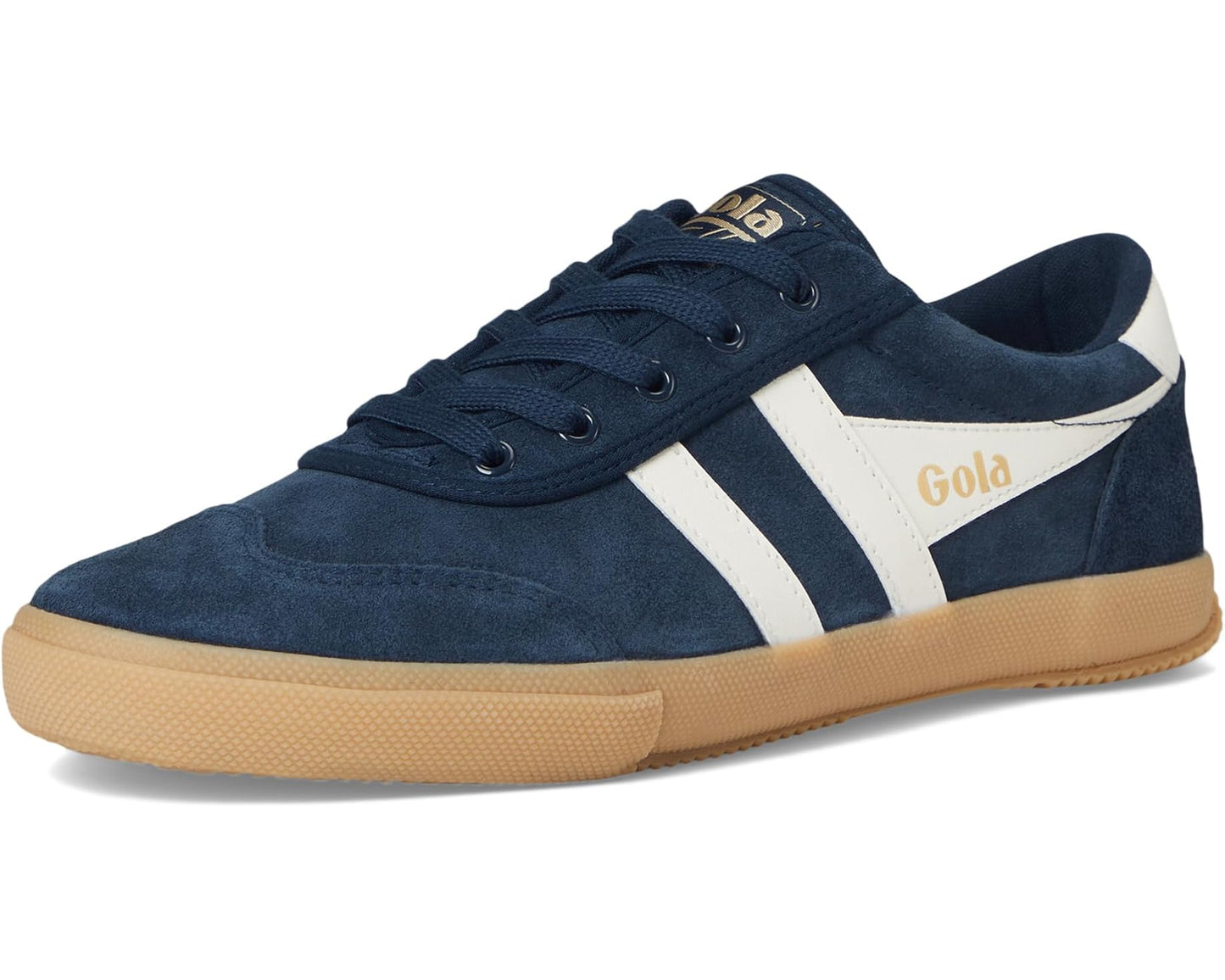 Men's Gola Badminton Suede Navy/Off White/Gum