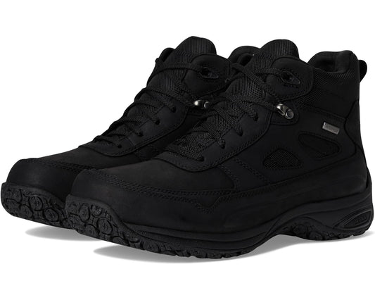 Men's Dunham Cloud Plus Mid II Waterproof Boots Black Leather