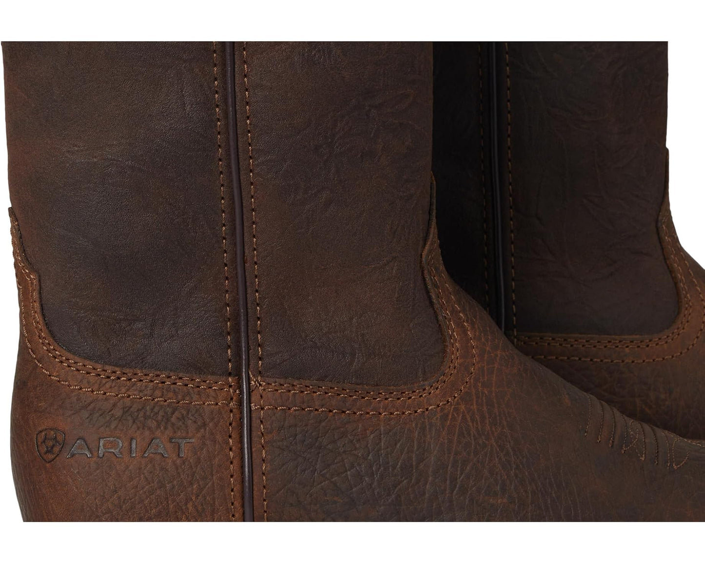 Men's Ariat Hybrid Grit Western Boots Earth/Alamo Brown