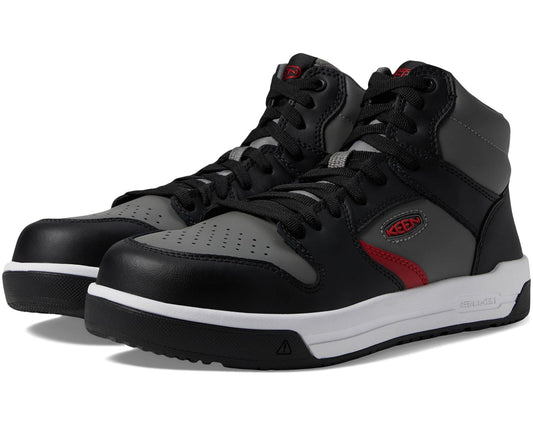 Men's KEEN Utility Overton Mid (Comp Toe) Steel Grey/Black