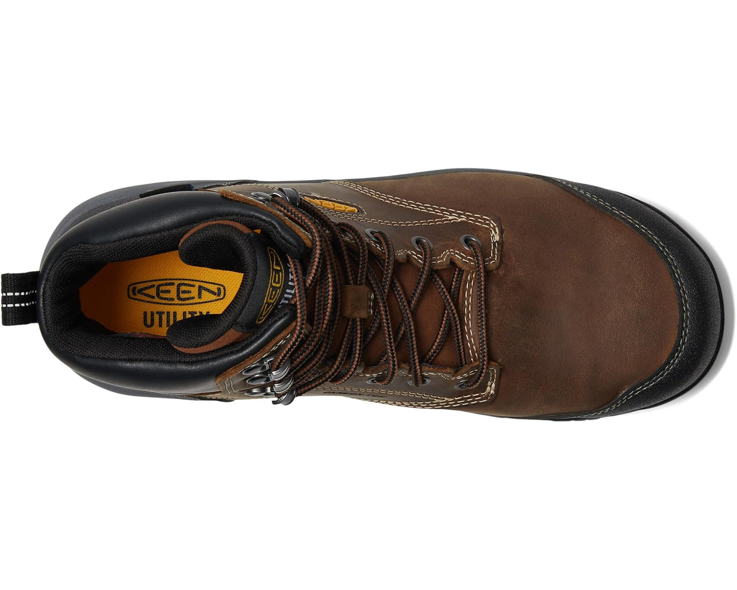 Men's KEEN Utility Evanston 6 Composite Toe Waterproof Insulated 400G Bison/Black