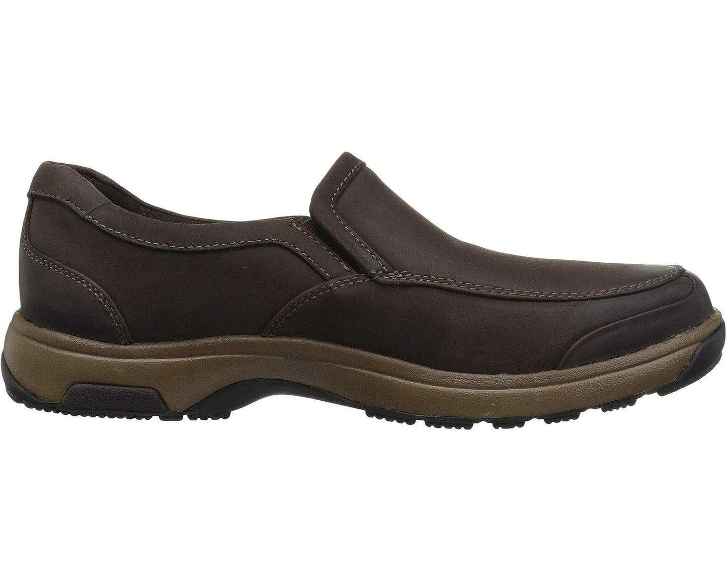 Men's Dunham Battery Park Slip-On Brown Nubuck