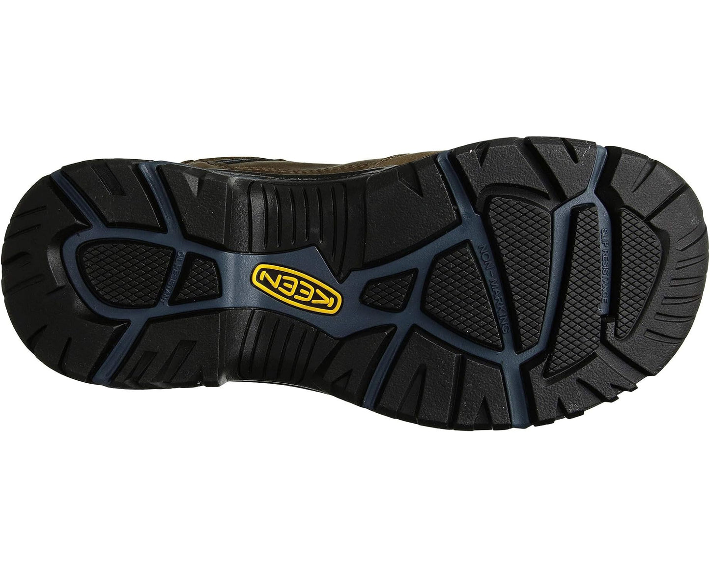 Men's KEEN Utility Braddock Mid AL Waterproof (Steel Toe) Bison/Ensign Blue