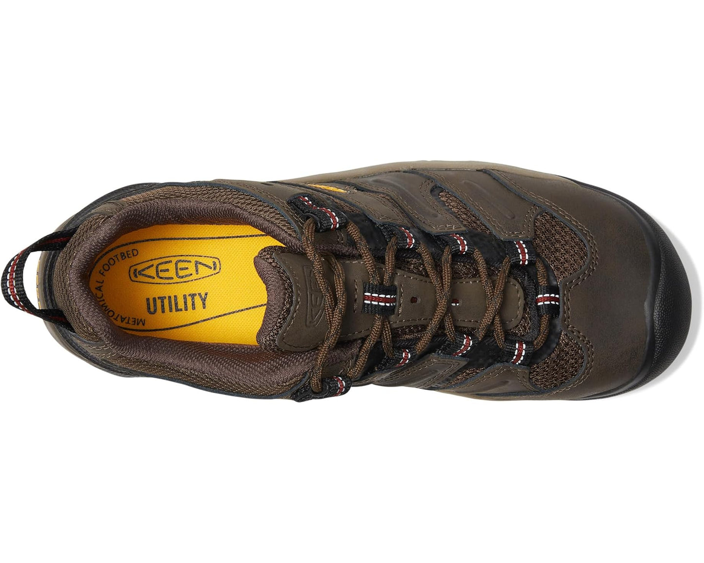 Men's KEEN Utility Lansing Low (Steel Toe) Cascade Brown/Fired Brick
